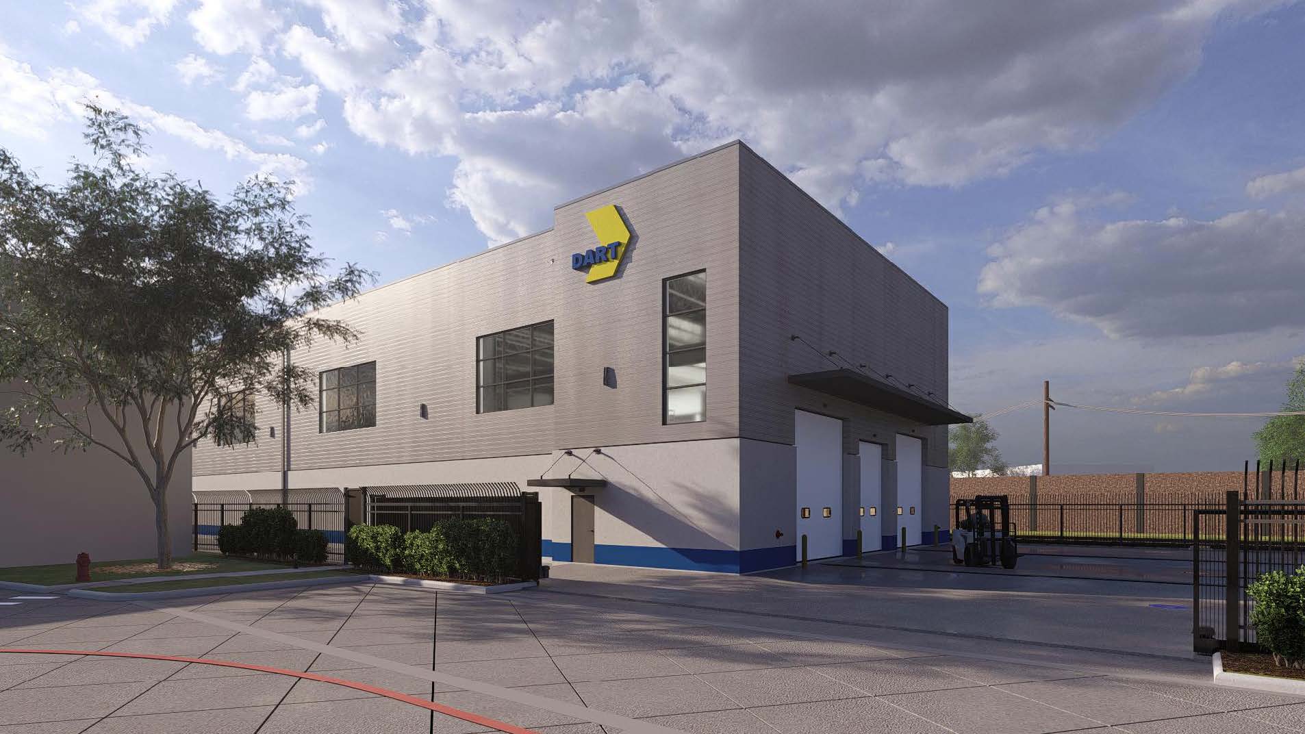 Dallas Area Rapid Transit Silver Line Equipment Maintenance Facility