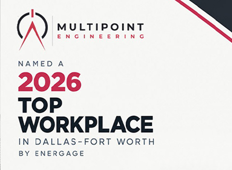 MultiPoint Engineering Named a 2026 Top Workplace in Dallas–Fort Worth